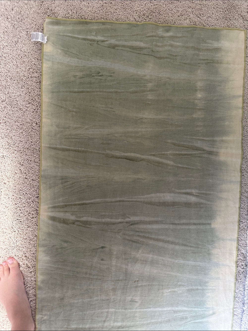 Manduka Yogi Toes EQua Yoga Mat Towel